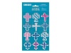 Puffy Stickers Cross 